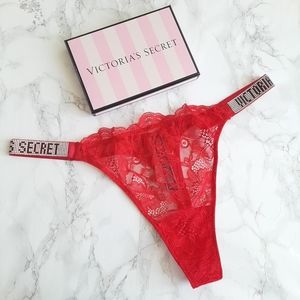 Victoria’s Secret Shine Strap Thong Shine Strap
